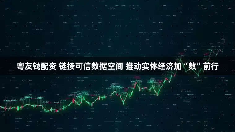 粤友钱配资 链接可信数据空间 推动实体经济加“数”前行